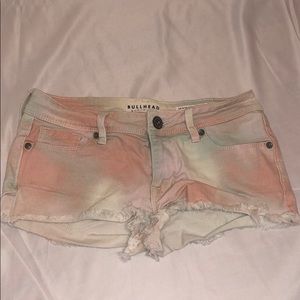 Cut off low rise booty shorts